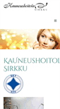Mobile Screenshot of kauneushoitolasirkku.fi